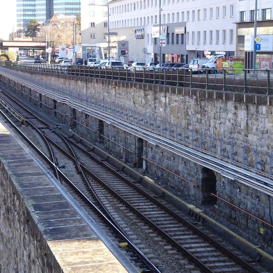 Ehem. Stadtbahn – Teilbereich der heutigen U4 in der KG Unter St. Veit