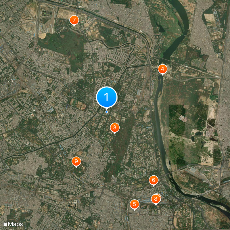 Sri Venkateswara College Map