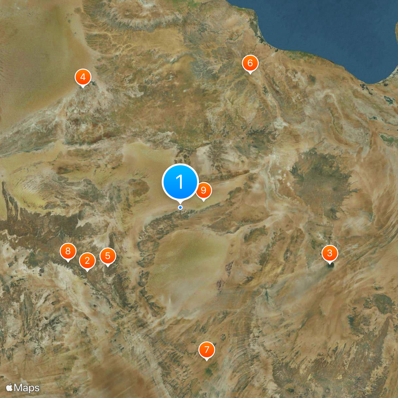 Ubari Map