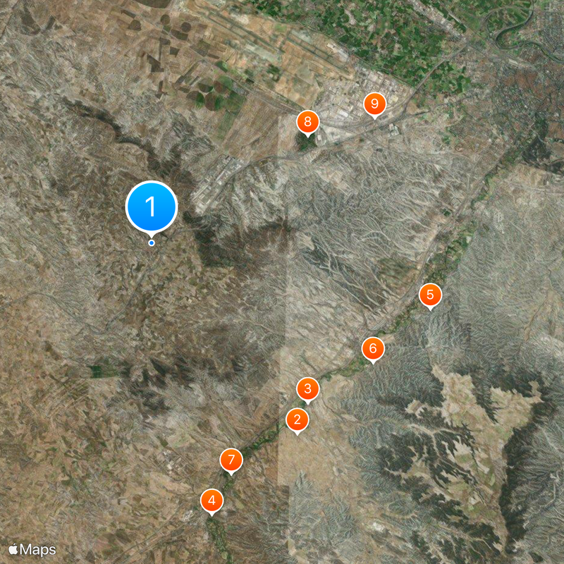 La Muela Map