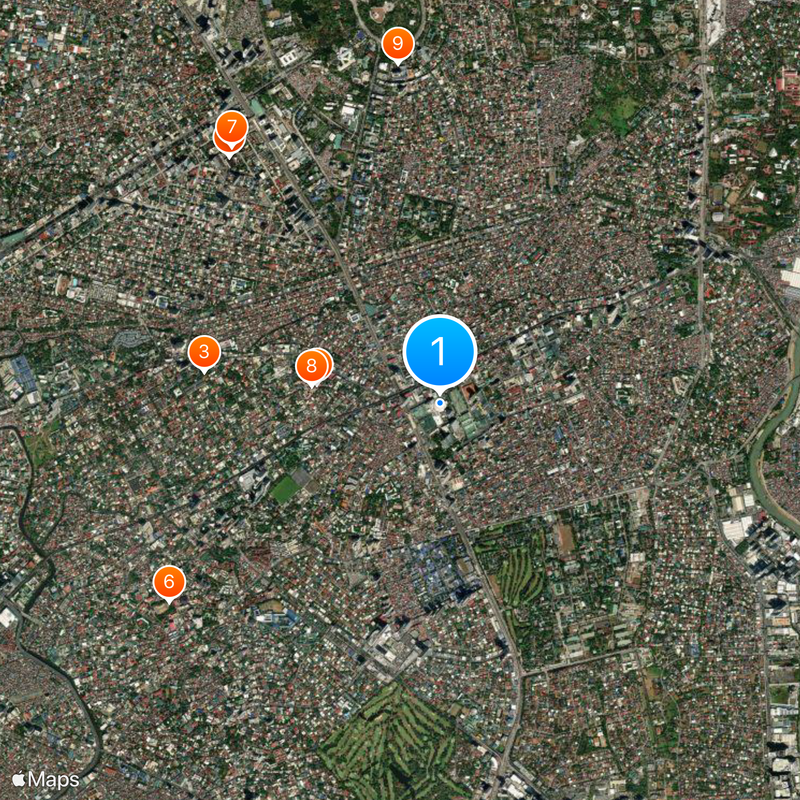 Smart Araneta Coliseum Map