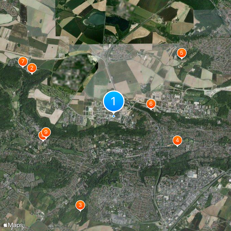 Paris Saclay Map