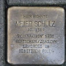 Stolperstein dedicated to Meier Schulz