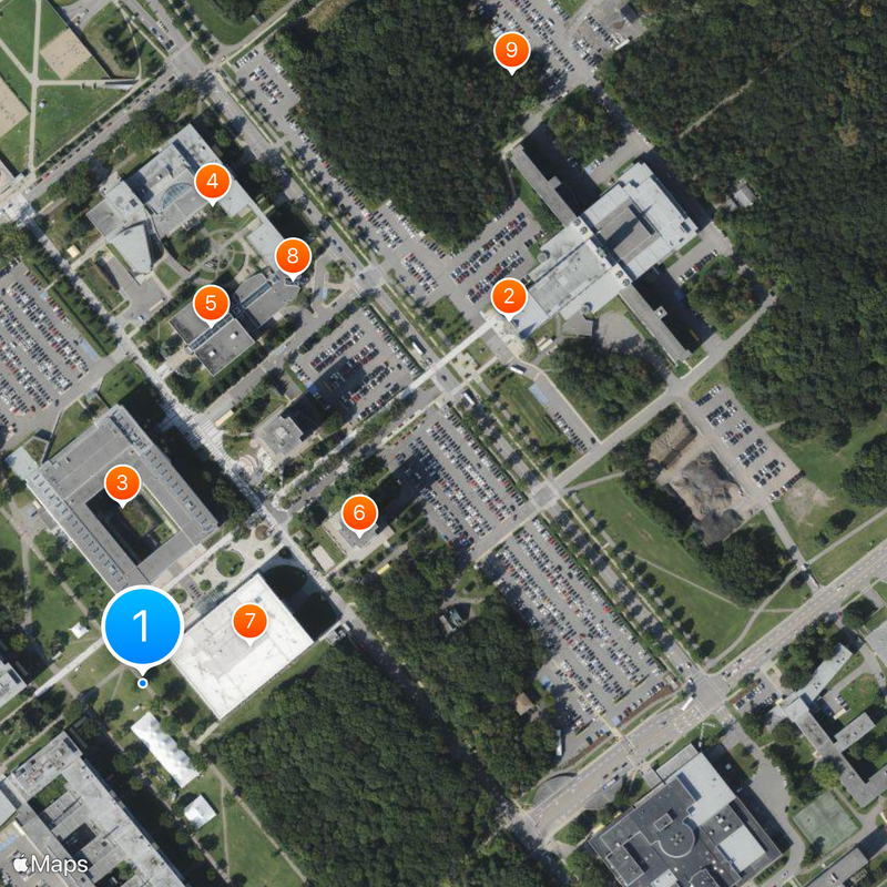 Laval University Map