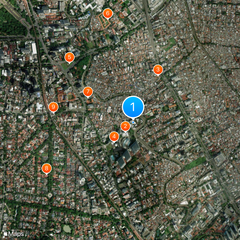 Jakarta Institute of Arts Map