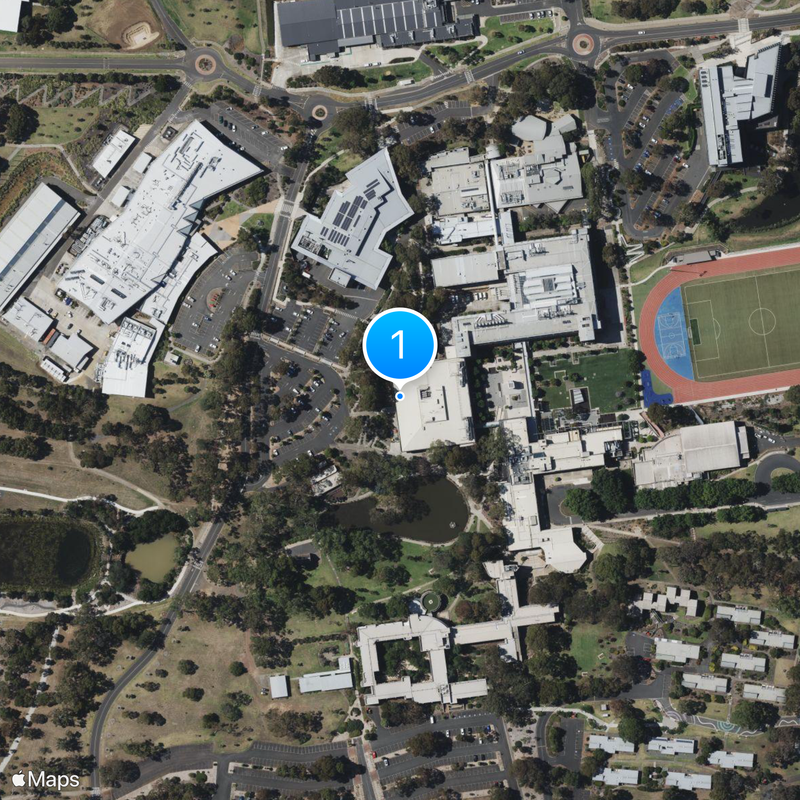Deakin University Map