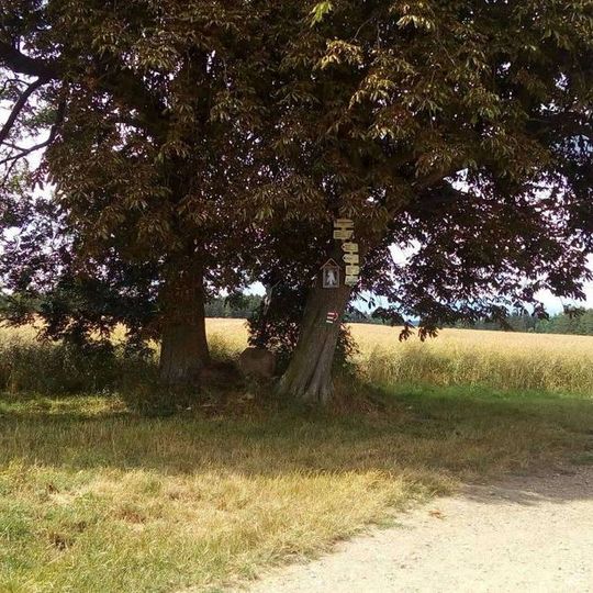 Kříž severně od Pacova u rozcestí