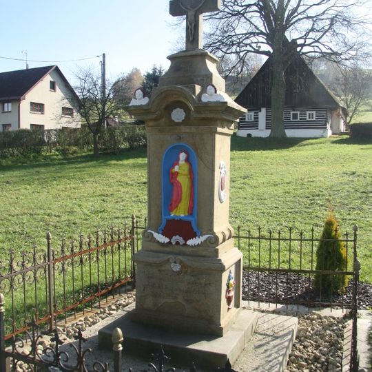 Wayside cross in Bohdašín
