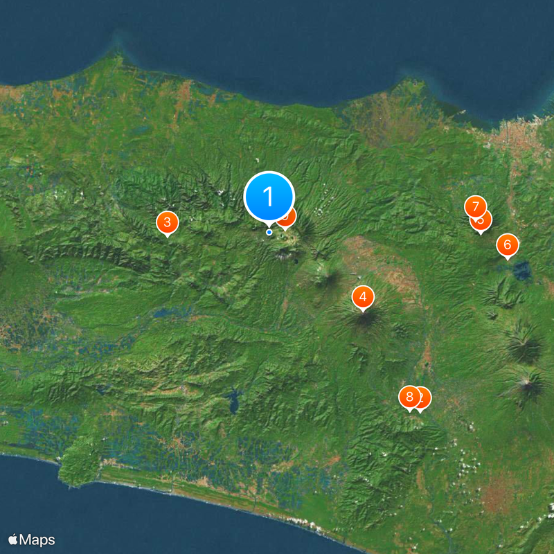 Dieng Map