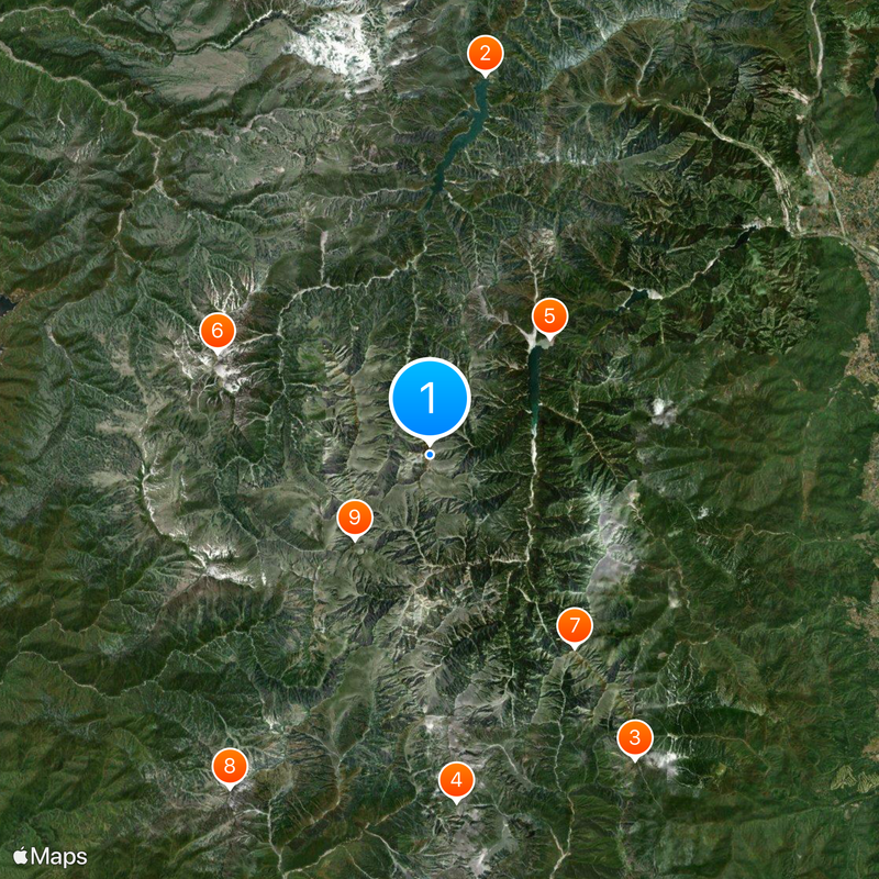 Mt. Noguchigorōdake Map