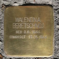Stolperstein für Walentina Beretschnoj