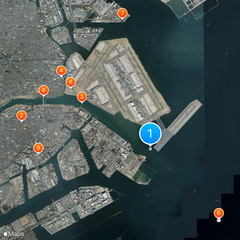 Tama River Map