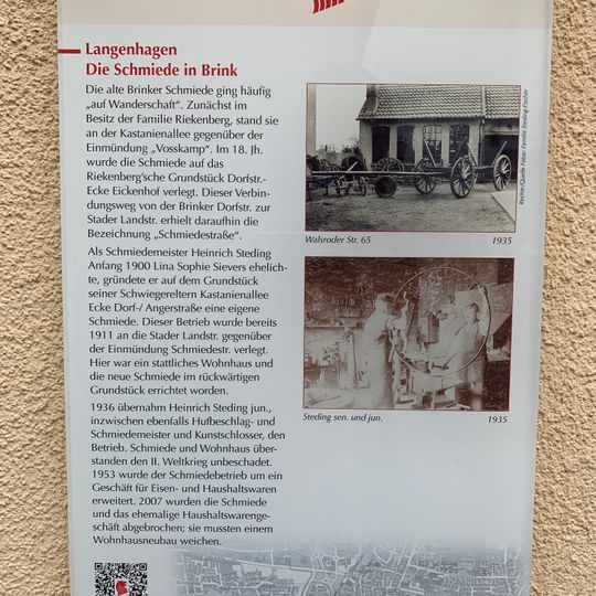 GLIEM Tafel 27 Die Schmiede in Brink