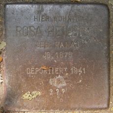 Stolperstein dedicated to Rosa Heilbutt