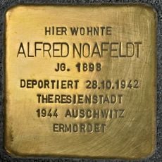 Stolperstein en memoria de Alfred Noafeldt