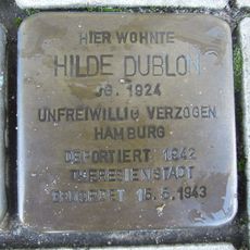 Stolperstein dedicated to Hilde Dublon