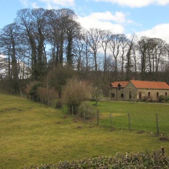 Former Dog Kennels With Yard Wall On South Side