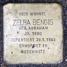 Stolperstein en memoria de Zelba Bengis