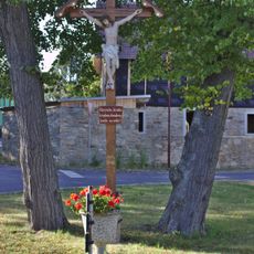 Betkreuz Ecke Dorfstraße/Kamenzer in Schmeckwitz