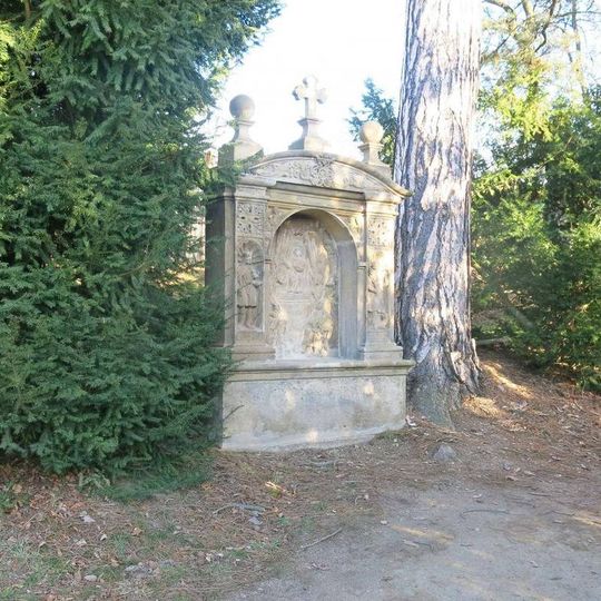 Kaplička III. zastavení cesty Sedmi bolestí Panny Marie v Klášterci nad Ohří