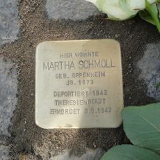 Stolperstein dedicated to Martha Schmoll