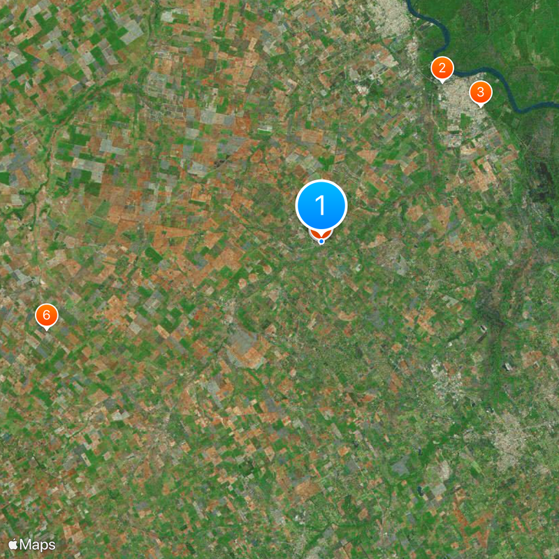 Exaltación de la Cruz Partido Map