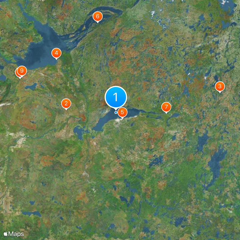 Lake Athabasca Map