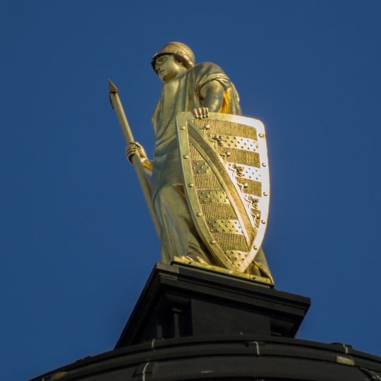 Saxonia auf dem Ständehaus