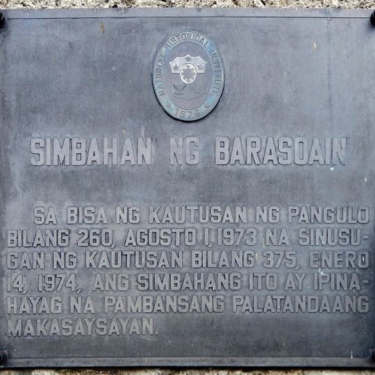 Church of Barasoain historical marker