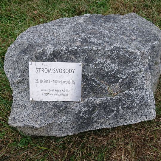 Strom svobody - památník 100. výročí vzniku Československa v Kobylisích