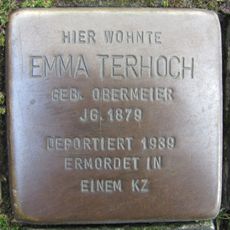 Stolperstein dedicated to Emma Terhoch