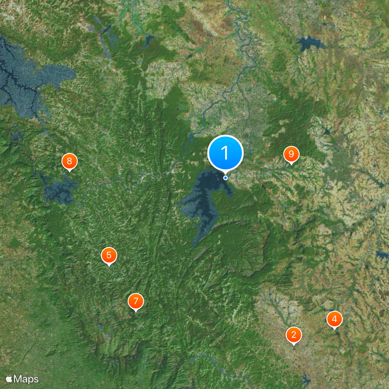 Bhadra Wildlife Sanctuary Carte