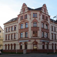 Doppelmietshaus (mit Edisonstraße 2) in halboffener Bebauung Zwickauer Straße 283