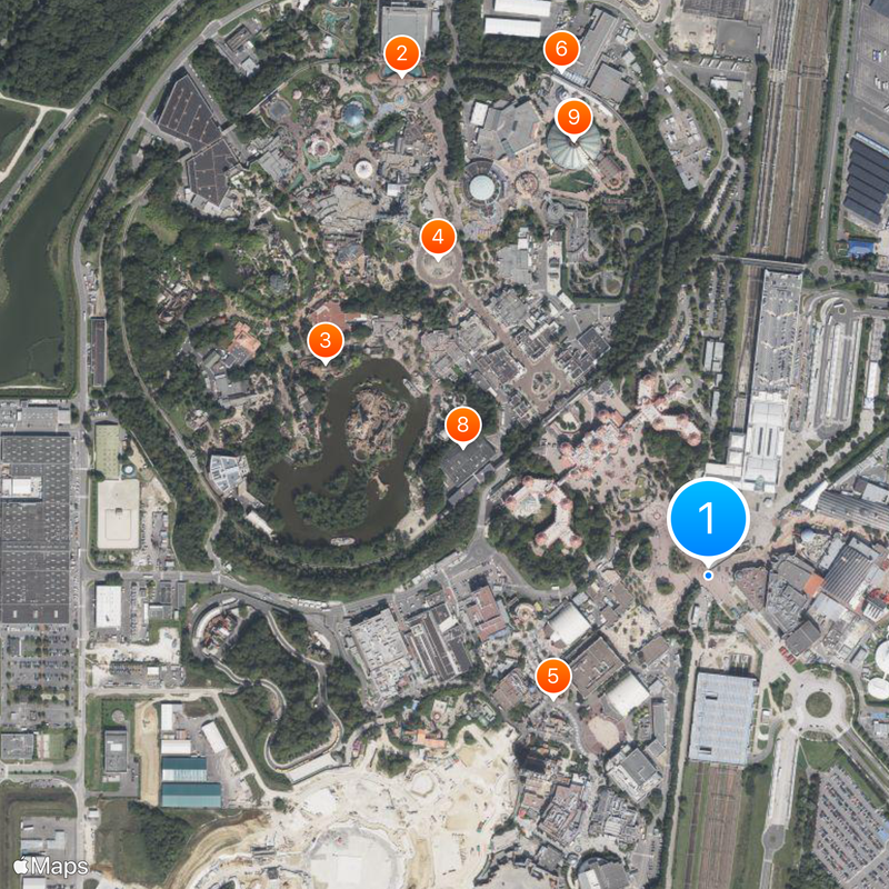 Disneyland Paris Mapa