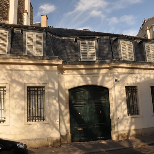 Hôtel du 12 rue de Courcelles