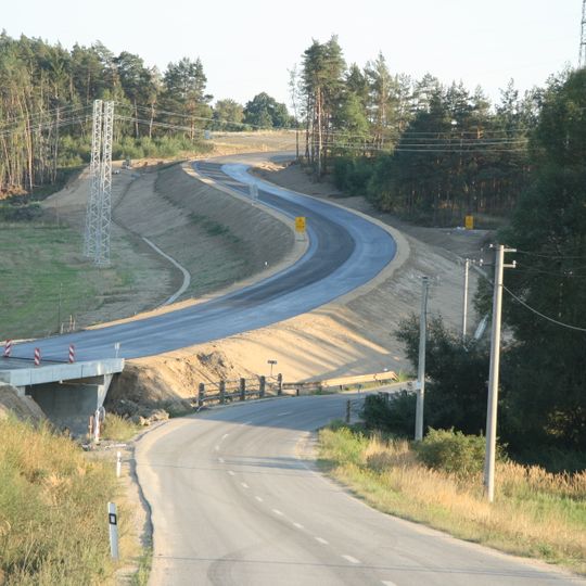 Most silnice II/360 přes potok Lubí