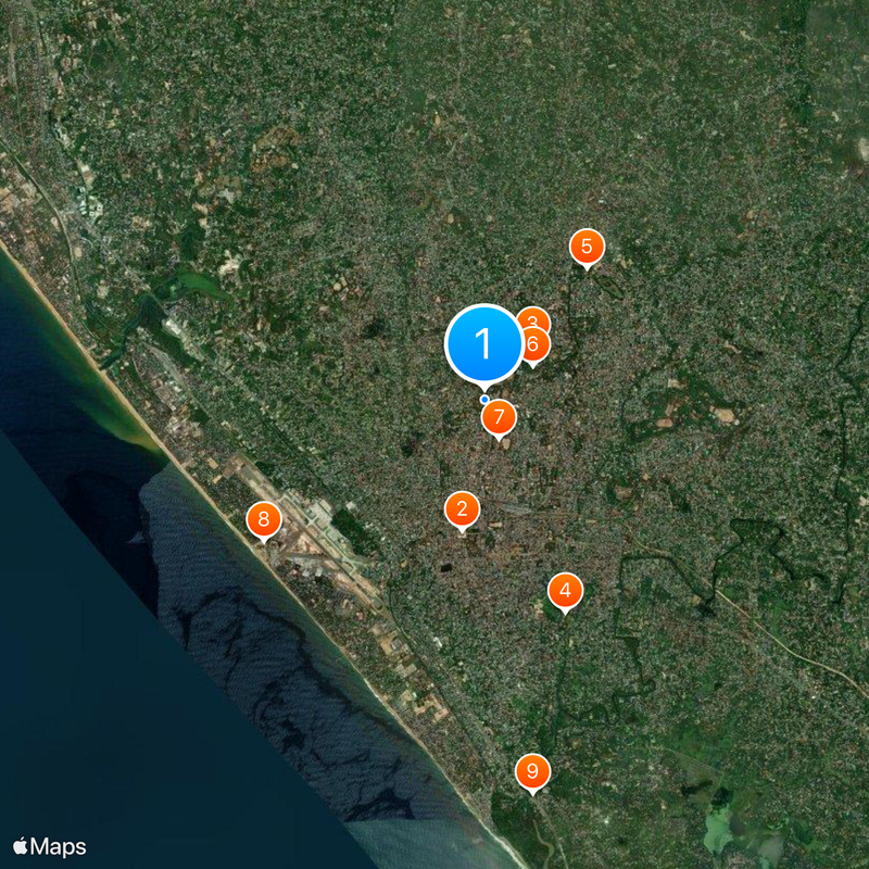 University of Kerala Map