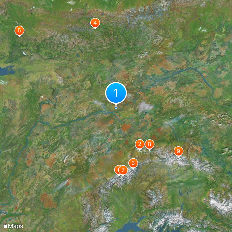 Área censal de Yukón–Koyukuk Mapa