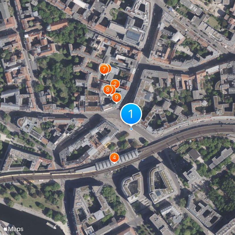 Hackescher Markt Map