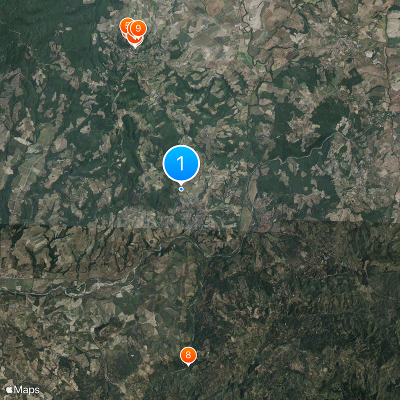 Abbey of Sant'Antimo Map