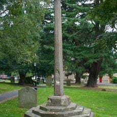 Churchyard cross in Great Malvern Priory churchyard