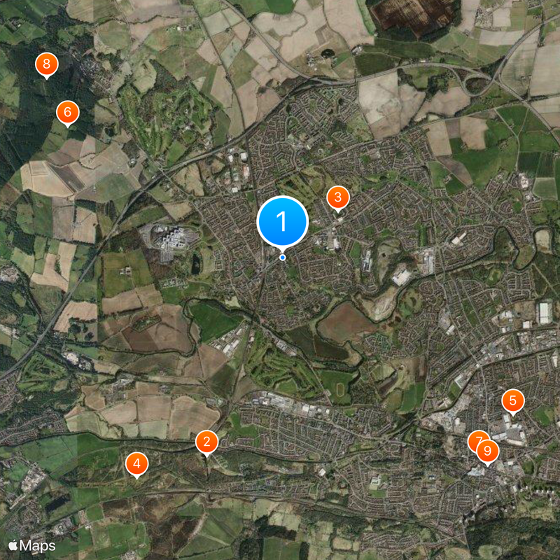 Larbert Map