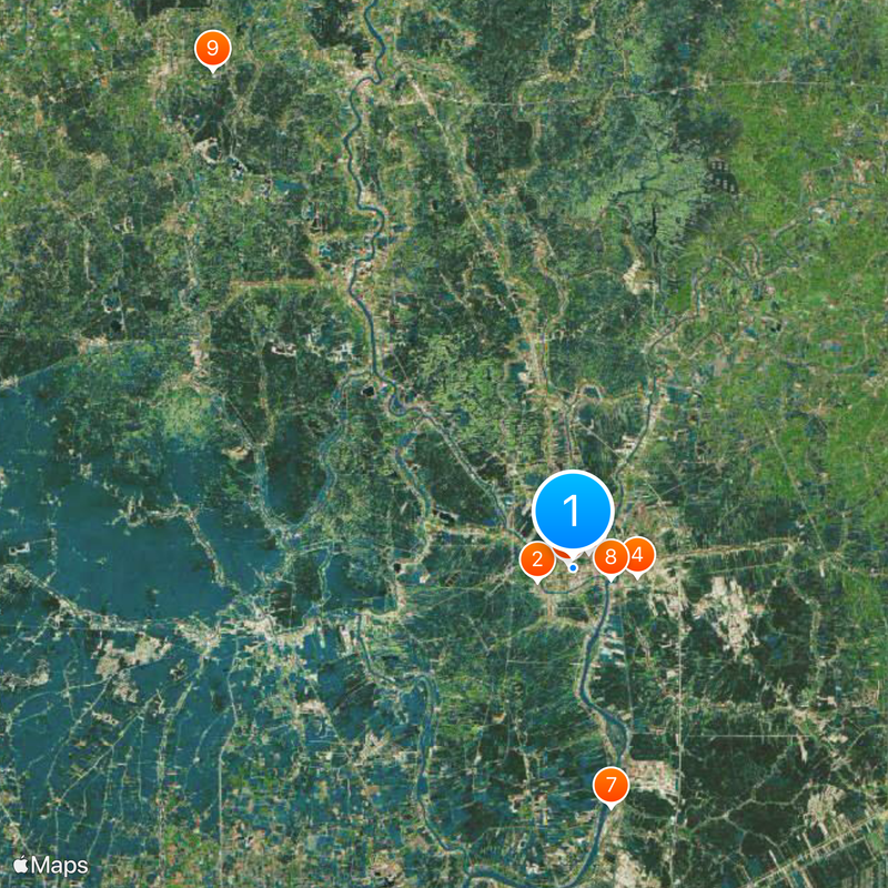 Phra Nakhon Si Ayutthaya Mapa