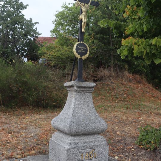 Kříž u domu 317 v Rudíkově