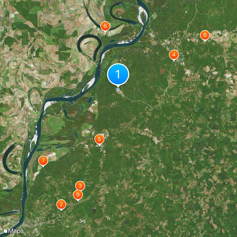 Alcorn State University Map