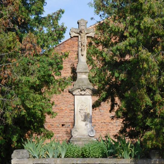 Wayside cross in Zliv