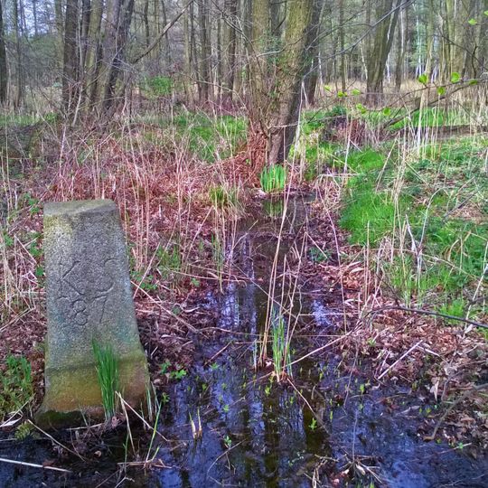 Sächsisch-Preußischer Grenzstein: Pilar Nr. 87