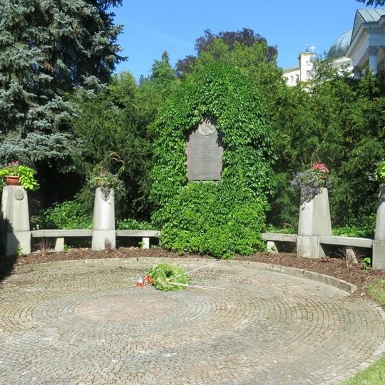 Pomník Fryderyka Chopina v Sadech Václava Skalníka v Mariánských Lázních