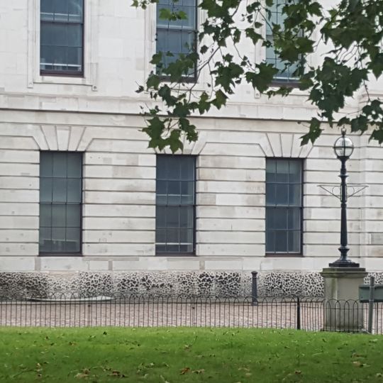 Cast Iron Lamp Standards In Forecourt Of The Royal Mint