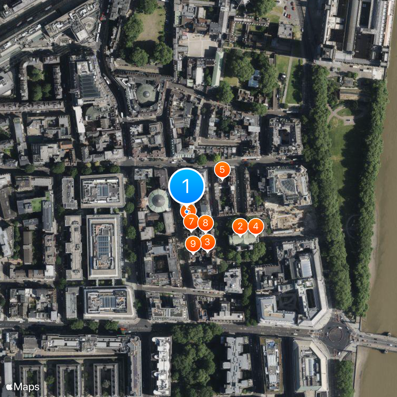 55 Tufton Street Kaart